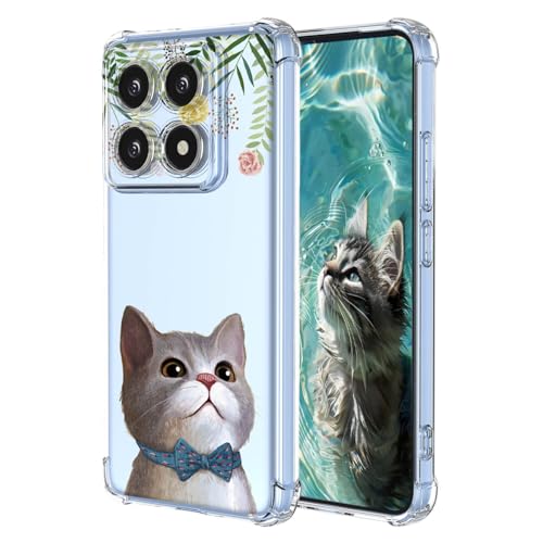 YUECXIN Hülle für Xiaomi 14T Pro, Premium Transparent Ultra Dünn Weich Stoßfest Silikon TPU Bumper Schutzhülle, Exquisit Mustern Handyhülle, A23 YUECXIN Hülle für Xiaomi 14T Pro, Premium Transparent Ultra Dünn Weich Stoßfest Silikon TPU Bumper Schutzhülle, Exquisit Mustern Handyhülle, A23 von YUECXIN