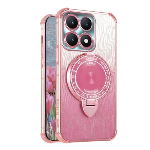 YUECXIN Hülle für Xiaomi 14T Pro mit Schminkspiegel, Ultra Dünn Stoßfest Weich TPU Silikon Ständer Handyhülle, Luxuriös Glänzend Pailletten Bling Schutzhülle, Rosa YUECXIN Hülle für Xiaomi 14T Pro mit Schminkspiegel, Ultra Dünn Stoßfest Weich TPU Silikon Ständer Handyhülle, Luxuriös Glänzend Pailletten Bling Schutzhülle, Rosa von YUECXIN