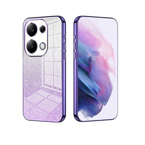 YUECXIN Hülle für Xiaomi Redmi Note 13 Pro 4G/Poco M6 Pro 4G mit Glitzerkarton mit Farbverlauf, Galvanisierte Kanten Handyhülle, Ultra Dünn Stoßfest Weich Silikon TPU Bumper Schutzhülle, Lila YUECXIN Hülle für Xiaomi Redmi Note 13 Pro 4G/Poco M6 Pro 4G mit Glitzerkarton mit Farbverlauf, Galvanisierte Kanten Handyhülle, Ultra Dünn Stoßfest Weich Silikon TPU Bumper Schutzhülle, Lila von YUECXIN