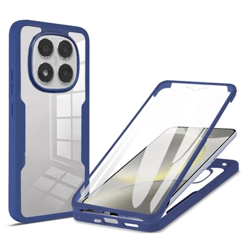YUECXIN Hülle für Xiaomi Redmi Note 14 Pro 4G mit Eingebautem Displayschutz Klare 360° Rundumschutz Schutzhülle, Robust Stoßfest Kratzfeste Silicone TPU Bumper Handyhülle, Blau YUECXIN Hülle für Xiaomi Redmi Note 14 Pro 4G mit Eingebautem Displayschutz Klare 360° Rundumschutz Schutzhülle, Robust Stoßfest Kratzfeste Silicone TPU Bumper Handyhülle, Blau von YUECXIN