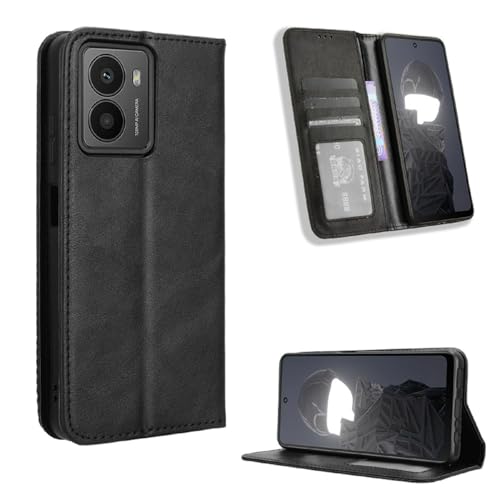 YUECXIN Klapphülle Handyhülle für HMD Fusion 5G Hülle, Premium Folio PU Lederhülle mit Ständer Brieftasche Kartenfächer, Stoßfeste Magnetische Schutzhülle, Schwarz YUECXIN Klapphülle Handyhülle für HMD Fusion 5G Hülle, Premium Folio PU Lederhülle mit Ständer Brieftasche Kartenfächer, Stoßfeste Magnetische Schutzhülle, Schwarz von YUECXIN