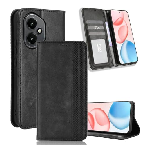 YUECXIN Klapphülle Handyhülle für Honor 400 Hülle, Premium Folio PU Lederhülle mit Ständer Brieftasche Kartenfächer, Stoßfeste Magnetische Schutzhülle, Schwarz YUECXIN Klapphülle Handyhülle für Honor 400 Hülle, Premium Folio PU Lederhülle mit Ständer Brieftasche Kartenfächer, Stoßfeste Magnetische Schutzhülle, Schwarz von YUECXIN