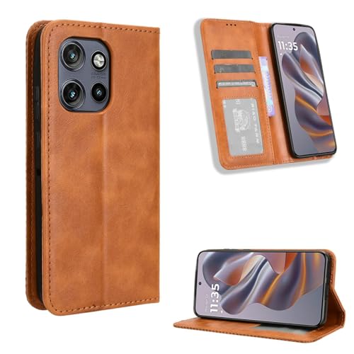 YUECXIN Klapphülle Handyhülle für Motorola Edge 50 Neo 5G Hülle, Premium Folio PU Lederhülle mit Ständer Brieftasche Kartenfächer, Stoßfeste Magnetische Schutzhülle, Braun YUECXIN Klapphülle Handyhülle für Motorola Edge 50 Neo 5G Hülle, Premium Folio PU Lederhülle mit Ständer Brieftasche Kartenfächer, Stoßfeste Magnetische Schutzhülle, Braun von YUECXIN