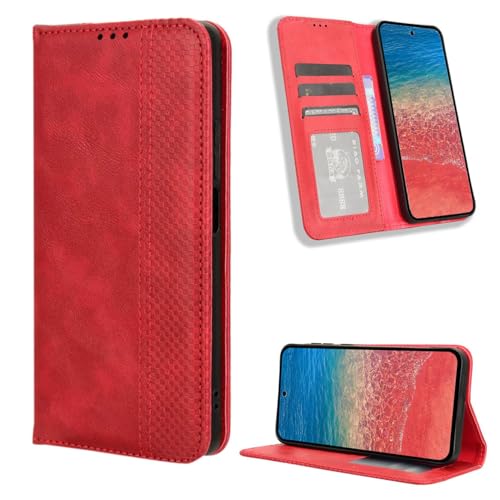 YUECXIN Klapphülle Handyhülle für Oukitel C50 5G Hülle, Premium Folio PU Lederhülle mit Ständer Brieftasche Kartenfächer, Stoßfeste Magnetische Schutzhülle, Rot YUECXIN Klapphülle Handyhülle für Oukitel C50 5G Hülle, Premium Folio PU Lederhülle mit Ständer Brieftasche Kartenfächer, Stoßfeste Magnetische Schutzhülle, Rot von YUECXIN