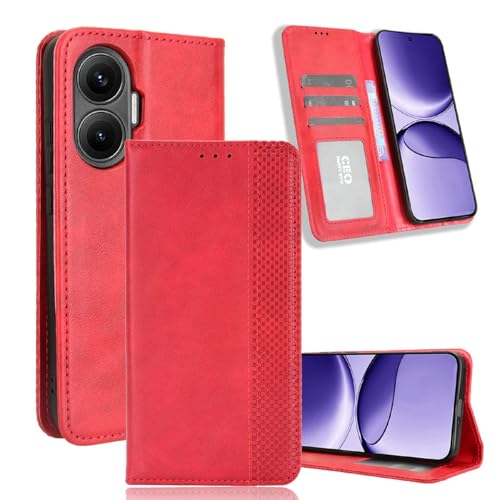 YUECXIN Klapphülle Handyhülle für Xiaomi Poco F7 5G Hülle, Premium Folio PU Lederhülle mit Ständer Brieftasche Kartenfächer, Stoßfeste Magnetische Schutzhülle, Rot YUECXIN Klapphülle Handyhülle für Xiaomi Poco F7 5G Hülle, Premium Folio PU Lederhülle mit Ständer Brieftasche Kartenfächer, Stoßfeste Magnetische Schutzhülle, Rot von YUECXIN