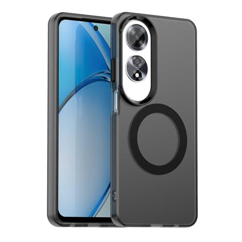 YUECXIN Magnetisch Hülle für Oppo A60 4G Kompatibel mit MagSafe Kabellosem Laden, Ultra Dünn Durchscheinende Matt Handyhülle TPU Stoßfest Schutzhülle. Schwarz YUECXIN Magnetisch Hülle für Oppo A60 4G Kompatibel mit MagSafe Kabellosem Laden, Ultra Dünn Durchscheinende Matt Handyhülle TPU Stoßfest Schutzhülle. Schwarz von YUECXIN