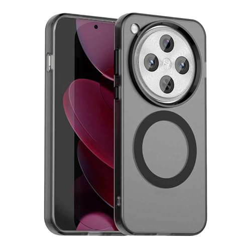 YUECXIN Magnetisch Hülle für Oppo Find X8 Pro 5G Kompatibel mit MagSafe Kabellosem Laden, Ultra Dünn Durchscheinende Matt Handyhülle TPU Stoßfest Schutzhülle. Schwarz YUECXIN Magnetisch Hülle für Oppo Find X8 Pro 5G Kompatibel mit MagSafe Kabellosem Laden, Ultra Dünn Durchscheinende Matt Handyhülle TPU Stoßfest Schutzhülle. Schwarz von YUECXIN