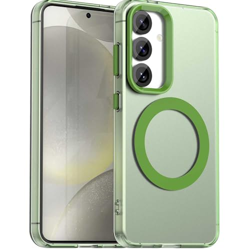 YUECXIN Magnetisch Hülle für Samsung Galaxy A55 5G Kompatibel mit MagSafe Kabellosem Laden, Ultra Dünn Durchscheinende Matt Handyhülle TPU Stoßfest Schutzhülle. Grün YUECXIN Magnetisch Hülle für Samsung Galaxy A55 5G Kompatibel mit MagSafe Kabellosem Laden, Ultra Dünn Durchscheinende Matt Handyhülle TPU Stoßfest Schutzhülle. Grün von YUECXIN
