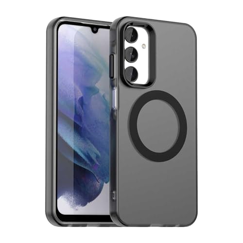 YUECXIN Magnetisch Hülle für Samsung Galaxy M35 5G Kompatibel mit MagSafe Kabellosem Laden, Ultra Dünn Durchscheinende Matt Handyhülle TPU Stoßfest Schutzhülle. Schwarz YUECXIN Magnetisch Hülle für Samsung Galaxy M35 5G Kompatibel mit MagSafe Kabellosem Laden, Ultra Dünn Durchscheinende Matt Handyhülle TPU Stoßfest Schutzhülle. Schwarz von YUECXIN