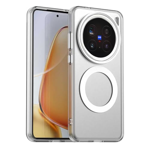 YUECXIN Magnetisch Hülle für Vivo X200 Pro Kompatibel mit MagSafe Kabellosem Laden, Ultra Dünn Durchscheinende Matt Handyhülle TPU Stoßfest Schutzhülle. Weiß YUECXIN Magnetisch Hülle für Vivo X200 Pro Kompatibel mit MagSafe Kabellosem Laden, Ultra Dünn Durchscheinende Matt Handyhülle TPU Stoßfest Schutzhülle. Weiß von YUECXIN