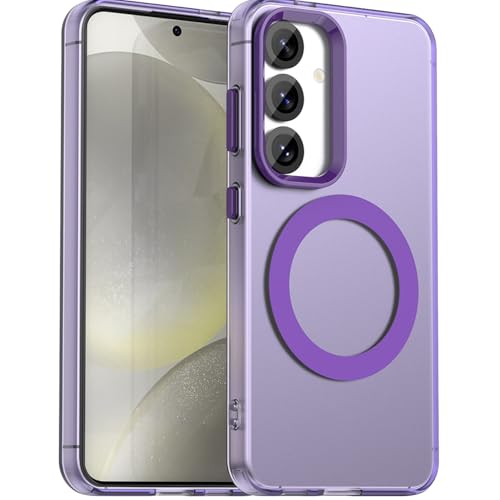 YUECXIN Magnetisch Hülle für Xiaomi Poco F7 5G Kompatibel mit MagSafe Kabellosem Laden, Ultra Dünn Durchscheinende Matt Handyhülle TPU Stoßfest Schutzhülle. Lila YUECXIN Magnetisch Hülle für Xiaomi Poco F7 5G Kompatibel mit MagSafe Kabellosem Laden, Ultra Dünn Durchscheinende Matt Handyhülle TPU Stoßfest Schutzhülle. Lila von YUECXIN