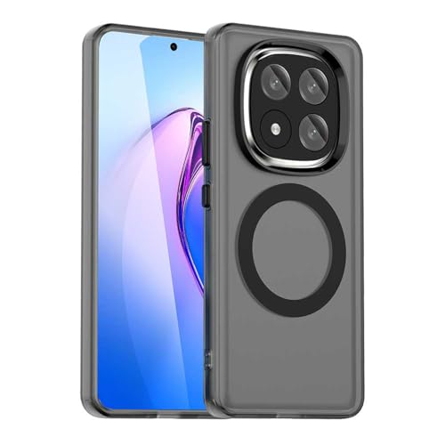 YUECXIN Magnetisch Hülle für Xiaomi Redmi Note 14 Pro+ Plus 5G Kompatibel mit MagSafe Kabellosem Laden, Ultra Dünn Durchscheinende Matt Handyhülle TPU Stoßfest Schutzhülle. Schwarz YUECXIN Magnetisch Hülle für Xiaomi Redmi Note 14 Pro+ Plus 5G Kompatibel mit MagSafe Kabellosem Laden, Ultra Dünn Durchscheinende Matt Handyhülle TPU Stoßfest Schutzhülle. Schwarz von YUECXIN