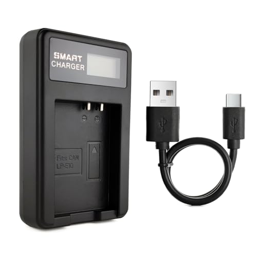 YUEFANSEN LP-E10 Batterieladegerät USB 10W Ladegeschwindigkeit mit LCD Display Kompatibel mit Canon EOS Rebel T7 T6 T5 T3 T100 4000D 3000D 2000D 1500D 1300D 1200D 1100D Kameras YUEFANSEN LP-E10 Batterieladegerät USB 10W Ladegeschwindigkeit mit LCD Display Kompatibel mit Canon EOS Rebel T7 T6 T5 T3 T100 4000D 3000D 2000D 1500D 1300D 1200D 1100D Kameras von YUEFANSEN