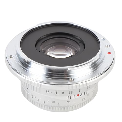 25mm F1.7 Prime Objektiv, Manuelles Fokus Festgelegtes Objektiv für RF Mount APS-C Format Große Blende für R7 R10 R50 R100 RP R5 R6 (Silver) von YUEHISY