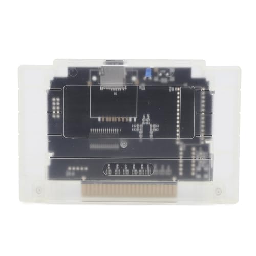 3000 in 1 Auto-Save-Spielpatrone mit 8-GB-Speicherkarte für Super SFC-Konsole, Relive Classics Unterstützt Bis zu 32 GB (Transparent weiß) von YUEHISY