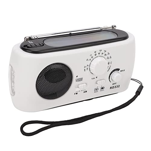 Kurbelradio für Notfälle, Solar-Taschenlampen-Ladegerät, Tragbares AM/FM-Wetterradio mit 3 LED-Taschenlampen, Telefonladegerät, für Camping, Reisen, Klettern Im Freien, Kurbelradio für Notfälle, Solar-Taschenlampen-Ladegerät, Tragbares AM/FM-Wetterradio mit 3 LED-Taschenlampen, Telefonladegerät, für Camping, Reisen, Klettern Im Freien, von YUEHISY