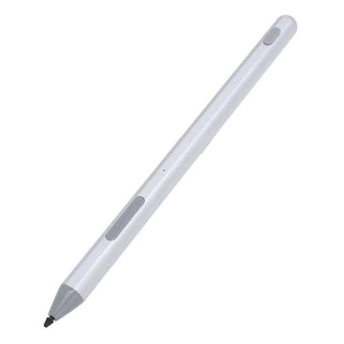 Stiftstifte für Touchscreens, Wiederaufladbare Kapazitive Stiftstift mit Magnetischer Befestigungsfunktion, Hohe Präzision und Empfindlichkeit, 2 Austauschbares TIPP (Black) (Silver) von YUEHISY