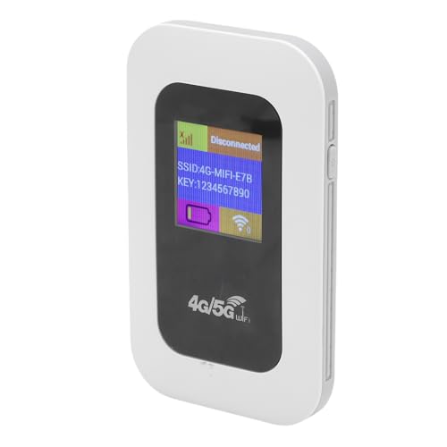 Tragbares WLAN -Gerät mit 4G- und 5G -SIM -Kartensteckplatz, Unterstützt LTE CAT4, Bis zu 300 Mbit/S, 10 Geräte, 2100 -mAh -Akku, Geeignet für Zuhause oder Reise. Kompaktes Tragbares WLAN -Gerät mit 4G- und 5G -SIM -Kartensteckplatz, Unterstützt LTE CAT4, Bis zu 300 Mbit/S, 10 Geräte, 2100 -mAh -Akku, Geeignet für Zuhause oder Reise. Kompaktes von YUEHISY