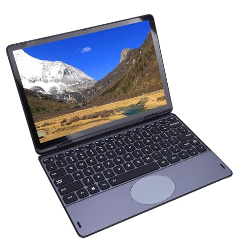 YUEHISY 11 Zoll Convertible Laptop, 2-in-1-Laptop-Computer mit FHD 360-Grad-Flip-Touchscreen, 16 GB DDR4 RAM 128 GB SSD, 3,40 GHz Prozessor, Tragbares Design (Grey) von YUEHISY