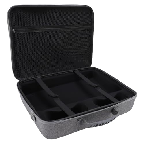 YUEHISY Hartschalen-Tragetasche für PS, Tragbare Spielkonsolen-Reisetasche mit Weichem Futter, Schultergurt, Griff, Großem Fassungsvermögen, Stoßfest, wasserdichte Tasche (Grey) von YUEHISY