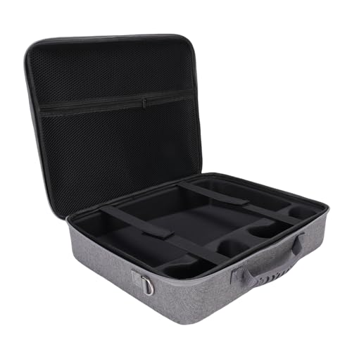 YUEHISY Hartschalen -Tragetasche für PS Slim, Spielekonsole -Reisekoffer mit Großer Kapazität, Einstellbarer Schultergurt, Schockdes Schutzbeutel für Zubehör (Grey) von YUEHISY