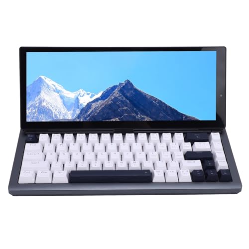 YUEHISY Mechanische Tastatur der Touchscreen -Gaming, 68 Taste 20 RGB -Modi HiFi Compact -Tastatur mit 12,3 (EU-Stecker) von YUEHISY