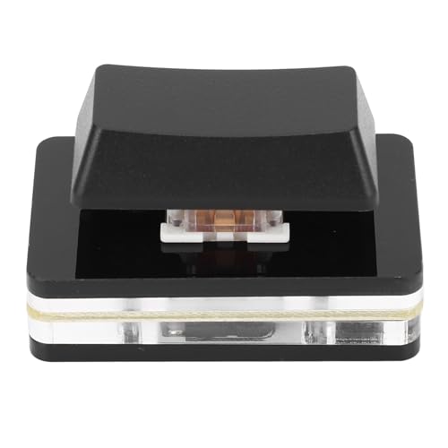 YUEHISY Programmierbares USB-Tastatur, Hot-Swapping-RGB-RGB-einzelne Taste Mechanische Tastatur für Gaming Office Media Control (Black) von YUEHISY