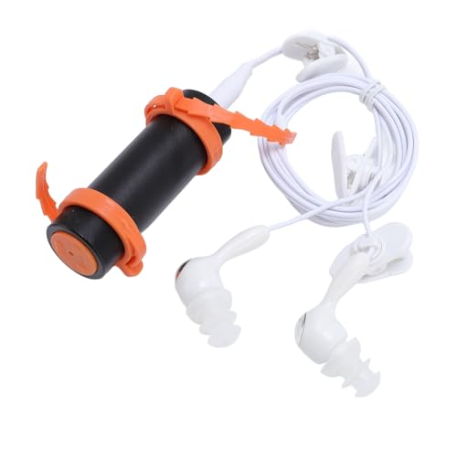 YUEHISY Schwimmkopfhörer, Wassersicherer MP3 -Player, 8 GB Unterwasser -Aluminium -Musiklayer, Unterwasserkopfhörer Zum Laufen, Radfahren (Black) von YUEHISY