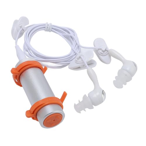 YUEHISY Schwimmkopfhörer, Wassersicherer MP3 -Player, 8 GB Unterwasser -Aluminium -Musiklayer, Unterwasserkopfhörer Zum Laufen, Radfahren (Silver) von YUEHISY