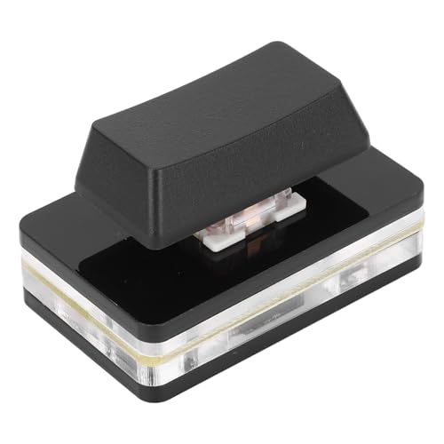 YUEHISY USB -Single -Tastatur Hot Swap Programmierbares RGB -Mechanik -Tastatur mit 1 Taste Rot Switch Typ C Kabel und Speicher für Linux OS X Pi (Black) von YUEHISY