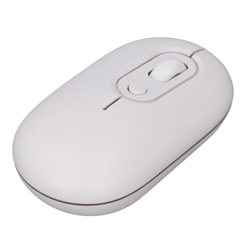 YUEHISY Wireless Maus mit USB -Empfänger, 3 Einstellbare DPI -Werte, Kompaktes Design, Tragbare Lichtmaus, für Laptops, Desktops, PC (White) von YUEHISY