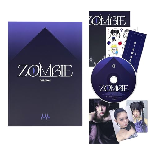 EVERGLOW - 5th Single album [ZOMBIE] (Heart Ver.) Photo Book + Photo Card + CD-R + Postcard + Handwritten Lyric Card + Hand-Drawing Sticker + Folding Poster + 3 Extra Photocards von YUEHUA Ent.