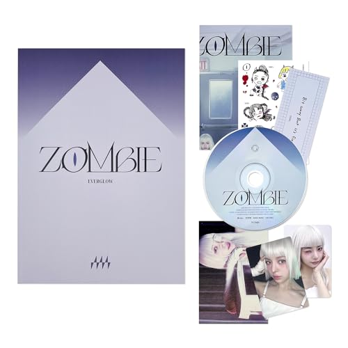 EVERGLOW - 5th Single album [ZOMBIE] (Pulse Ver.) Photo Book + Photo Card + CD-R + Postcard + Handwritten Lyric Card + Hand-Drawing Sticker + Folding Poster + 3 Extra Photocards von YUEHUA Ent.