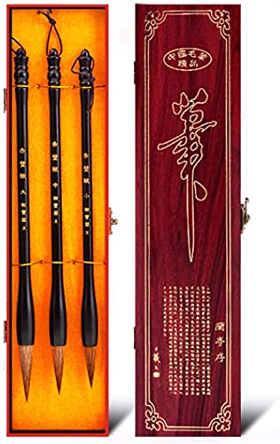 YUEKOPOU Chinesische Kalligraphie Pinsel, Bürsten und Aquar Chinese Calligraphy Brush Set Ideal for Sumi Painting and Watercolor Art YUEKOPOU Chinesische Kalligraphie Pinsel, Bürsten und Aquar Chinese Calligraphy Brush Set Ideal for Sumi Painting and Watercolor Art von YUEKOPOU