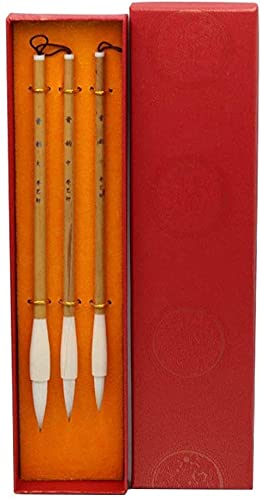 YUEKOPOU Chinesische Kalligraphie Pinsel, Bürsten und Aquar Chinese Calligraphy Brush Set - Traditional Kanji Brush Pens for Calligraphy and Watercolor Painting YUEKOPOU Chinesische Kalligraphie Pinsel, Bürsten und Aquar Chinese Calligraphy Brush Set - Traditional Kanji Brush Pens for Calligraphy and Watercolor Painting von YUEKOPOU