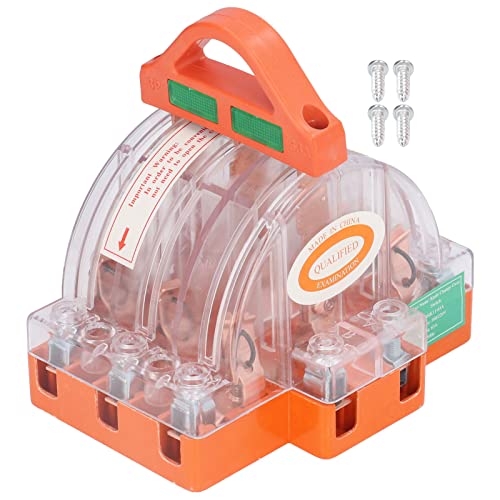 Yueyashux 3 Pole Messerschalter Anti Electrical Shock Good Anschluss LED -Indikator transparenter Schalen -Sicherheitsmesserschalter 63A AC380V -Generator von YUEYASHUX