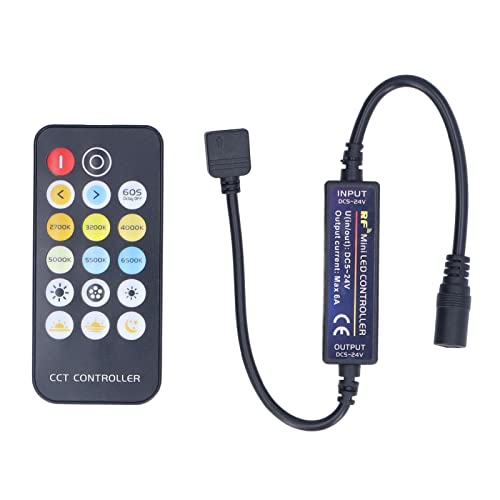 Yueyashux LED Dimmer Controller Farbtemperatur Mini RF Strip Light Controller für Home KTV Yueyashux LED Dimmer Controller Farbtemperatur Mini RF Strip Light Controller für Home KTV von YUEYASHUX