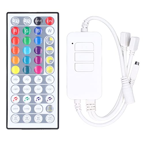Yueyashux LED Strip Light Controller 44 Taste RGB Dual -Modus -Timing -Funktion WiFI -Controller DC5V bis 24 V Fernbedienung Yueyashux LED Strip Light Controller 44 Taste RGB Dual -Modus -Timing -Funktion WiFI -Controller DC5V bis 24 V Fernbedienung von YUEYASHUX