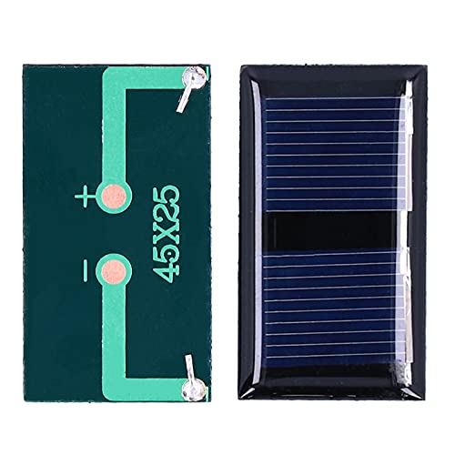Yueyashux Solar Panel handgefertigtes Ladevorgang 4PCs für Forschung 45x25mm Yueyashux Solar Panel handgefertigtes Ladevorgang 4PCs für Forschung 45x25mm von YUEYASHUX