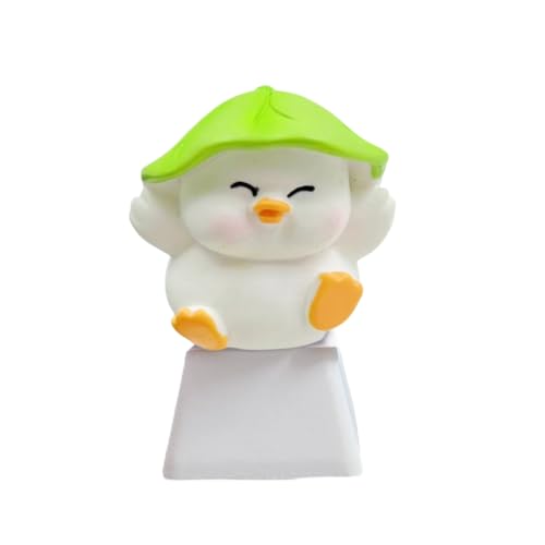 3D-Enten-Tastenkappe, OEM-Höhen-Upgrades für mechanische Tastaturen, bequeme ABS-Cartoon-3D-Tastenkappe für Gamer von YUGSHNKFC