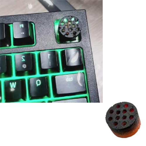 Anpassbare Lichtpassing Honeycombs Kohleharze Tastenkappen zur Verbesserung der Gaming-Tastaturen von YUGSHNKFC