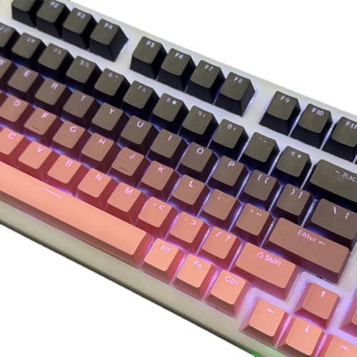 Anpassbare Tastenkappen mit Hintergrundbeleuchtung, 130 Stück, für mechanische Tastaturen, verbessert das Spielen und Tippen Anpassbare Tastenkappen mit Hintergrundbeleuchtung, 130 Stück, für mechanische Tastaturen, verbessert das Spielen und Tippen von YUGSHNKFC
