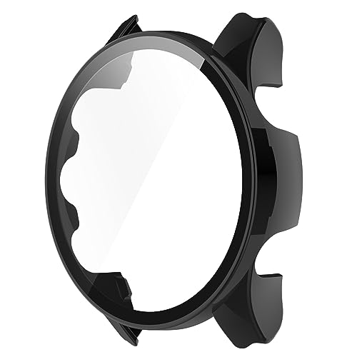 PC Bildschirmschutz Für Shell Für Garminforerunner 255S Watch Housing Friendly Full Coverage Tempered Film Frame von YUGSHNKFC