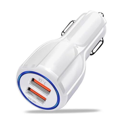 Schnelllade-Autoadapter mit 2 USB-Anschlüssen, 30 W Gesamtausgang für effizientes 12-24 V Fahrzeugladen von YUGSHNKFC
