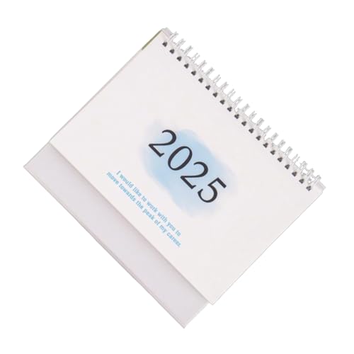 Schreibtischkalender 2025 16 Monate Referenzen von 09/2024 bis 12/2025 Stehpultkalender Planer für Büro Schule von YUGSHNKFC