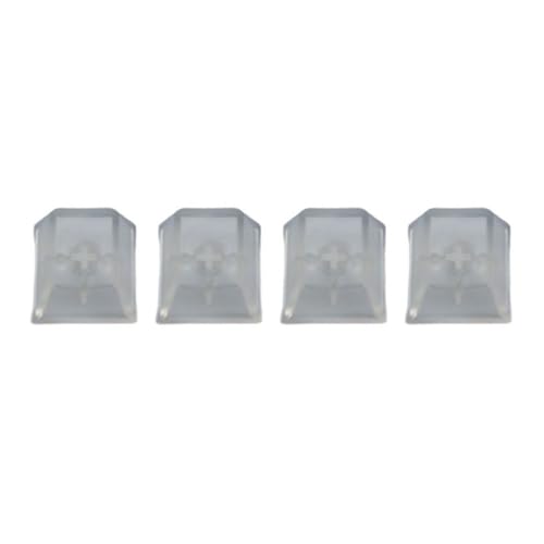 Transparente ABS-Tastenkappen, mechanische Tastatur, matte Hintergrundbeleuchtung, PC-Tastenkappen, Ersatz für mechanische Tastaturen, 4 Stück von YUGSHNKFC