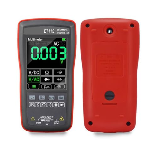 Wärmebildkamera, 24 x 32, Spannungswiderstand, Dioden-Testmesser, 4000 Counts, Multimeter, 7,1 cm (2,8 Zoll) Wärmebildkamera von YUGSHNKFC