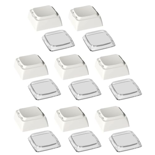 XDA Tastenkappen-Set mit Hintergrundbeleuchtung, 8-teilig, verschleißfest, PC für mechanische Tastaturen, komfortables Tippen von YUGSHNKFC
