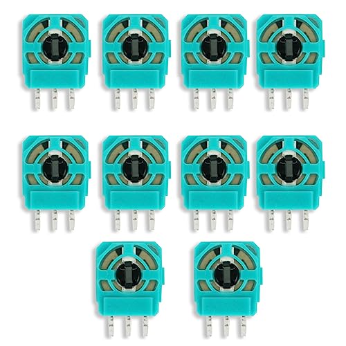 YUGSHNKFC 10 Stück/Set Ersatz-Trimmer, 3D-Potentiometer für Game-Controller, analoges Ersatzteil von YUGSHNKFC