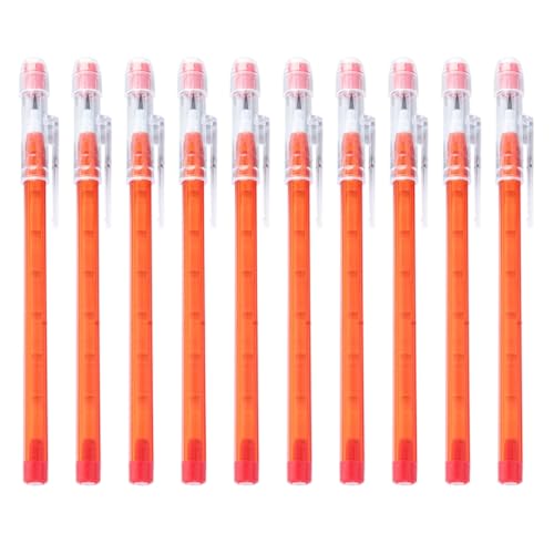 YUGSHNKFC 10-teiliges stapelbares Bleistift-Set, durchscheinende Mehrpunkt-Push-Bleistifte mit Radiergummis, Stapelspitzen-Bleistift-Set YUGSHNKFC 10-teiliges stapelbares Bleistift-Set, durchscheinende Mehrpunkt-Push-Bleistifte mit Radiergummis, Stapelspitzen-Bleistift-Set von YUGSHNKFC